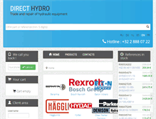 Tablet Screenshot of directhydro.com